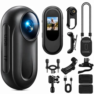 Mini Body Camera 1080P, 512G Thumb Size Body Camera with Audio and Display, Wearable POV Video Recorder with 360° Rotating Clip & Magnetic Clip for Vlogging, Travel, Cycling, Pet Walking, No SD Card Mini Body Camera 1080P, 512G Thumb Size Body Camera with Audio and Display, Wearable POV Video Recorder with 360° Rotating Clip & Magnetic Clip for Vlogging, Travel, Cycling, Pet Walking, No SD Card