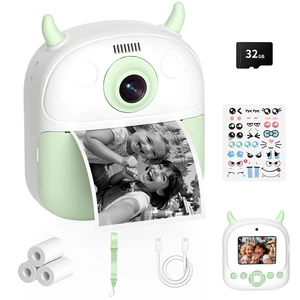Kids Camera Instant Print, Birthday Gift for Kids Age 3-12, Selfie Digital Camera with 1080P Video & 2.4" Screen, Toddler Camera for 4 5 6 7 8 9 Year Old Boys Girls Kids Camera Instant Print, Birthday Gift for Kids Age 3-12, Selfie Digital Camera with 1080P Video & 2.4" Screen, Toddler Camera for 4 5 6 7 8 9 Year Old Boys Girls