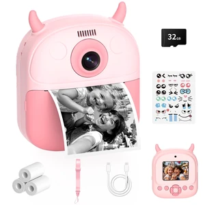 Kids Camera Instant Print, Birthday Gift for Kids Age 3-12, Selfie Digital Camera with 1080P Video & 2.4" Screen, Toddler Camera for 4 5 6 7 8 9 Year Old Boys Girls Kids Camera Instant Print, Birthday Gift for Kids Age 3-12, Selfie Digital Camera with 1080P Video & 2.4" Screen, Toddler Camera for 4 5 6 7 8 9 Year Old Boys Girls
