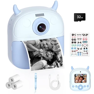 Kids Camera Instant Print, Birthday Gift for Kids Age 3-12, Selfie Digital Camera with 1080P Video & 2.4" Screen, Toddler Camera for 4 5 6 7 8 9 Year Old Boys Girls Kids Camera Instant Print, Birthday Gift for Kids Age 3-12, Selfie Digital Camera with 1080P Video & 2.4" Screen, Toddler Camera for 4 5 6 7 8 9 Year Old Boys Girls