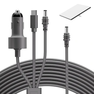 Starlink Mini 3 in 1 Power Cable 32.8FT with 18V Booster, 100W+ USB C 10M Starlink Mini DC Power Cable 12-24V Cigarette Lighter Plug and DC Power Cable Cord, Steady 18V Output Plug and Play Starlink Mini 3 in 1 Power Cable 32.8FT with 18V Booster, 100W+ USB C 10M Starlink Mini DC Power Cable 12-24V Cigarette Lighter Plug and DC Power Cable Cord, Steady 18V Output Plug and Play