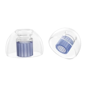 W1 for IEM - L - Patented Medical-Grade Silicone Ear Tips, Double W-Shaped Tube Core, More Stability W1 for IEM - L - Patented Medical-Grade Silicone Ear Tips, Double W-Shaped Tube Core, More Stability