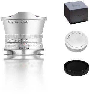 APS-C 7.5mm F/2 Silver Fisheye RF Mount, Ultra-Wide Prime Manual Lens for Canon RF-Mount EOS R7 R10 R50 R5 R6 R3 R8 (RF-Mount) (No ND Filters) APS-C 7.5mm F/2 Silver Fisheye RF Mount, Ultra-Wide Prime Manual Lens for Canon RF-Mount EOS R7 R10 R50 R5 R6 R3 R8 (RF-Mount) (No ND Filters)