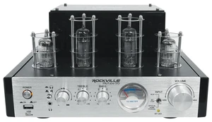 BluTube SG 70W Bluetooth Tube Amplifier/Home Theater Receiver Optical / Coaxial / RCA / USB Inputs, Sub Output, Headphone Out, VU Meter, 2-Band EQ, Stereo, Banana Plug Terminals BluTube SG 70W Bluetooth Tube Amplifier/Home Theater Receiver Optical / Coaxial / RCA / USB Inputs, Sub Output, Headphone Out, VU Meter, 2-Band EQ, Stereo, Banana Plug Terminals