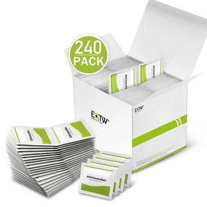 Lens Wipes for Eyeglasses, Computer Glasses Cleaner Wipes - Pre-moistened, Individually Wrapped, Pack of 240 Lens Wipes for Eyeglasses, Computer Glasses Cleaner Wipes - Pre-moistened, Individually Wrapped, Pack of 240