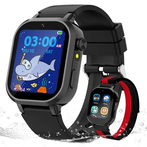 Kids Waterproof Smart Watch Boys Gift Age 3-12 with 39 Game HD Touch Screen Music Player Video Camera Pedometer Alarm Clock Birthday Gift for 6 7 8 9 Year Olds Black Kids Waterproof Smart Watch Boys Gift Age 3-12 with 39 Game HD Touch Screen Music Player Video Camera Pedometer Alarm Clock Birthday Gift for 6 7 8 9 Year Olds Black