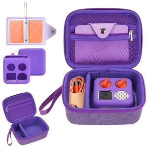 Hard Case and Silicone Cover for Yoto Mini Player, Kids Audio Music Accessory with Card Case Holder for up to 10 Cards (Purple) Hard Case and Silicone Cover for Yoto Mini Player, Kids Audio Music Accessory with Card Case Holder for up to 10 Cards (Purple)