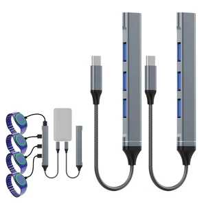 Charging Hub USB C 2PCS for MagicBand+ Plus Magic Band, 4-in-1 Multicharger Compatible with MagicBand Plus Official & Replacement Chargers, Disneyland Accessories Disney-World Essentials Charging Hub USB C 2PCS for MagicBand+ Plus Magic Band, 4-in-1 Multicharger Compatible with MagicBand Plus Official & Replacement Chargers, Disneyland Accessories Disney-World Essentials