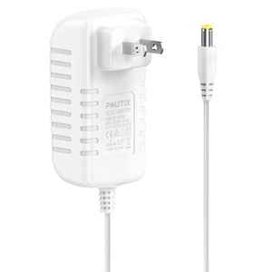 24V DC Power Supply Adapter 2A 48W Low Voltage Converter LED Driver Transformer with 5.5 x 2.1mm US Plug for LED Strip,COB LED Lighting,CCTV Camera,Suit 1.5A 1A 0.5A Device Power Source(White) 24V DC Power Supply Adapter 2A 48W Low Voltage Converter LED Driver Transformer with 5.5 x 2.1mm US Plug for LED Strip,COB LED Lighting,CCTV Camera,Suit 1.5A 1A 0.5A Device Power Source(White)