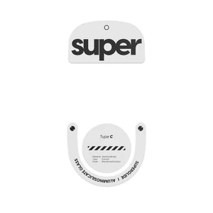 Superglide Type-C Skates for GPro X Superlight 2, White Micro-Textured Control Surface, Smooth Glide, Precise Stopping Control, Durable Aluminosilicate Glass, Rounded Edges Superglide Type-C Skates for GPro X Superlight 2, White Micro-Textured Control Surface, Smooth Glide, Precise Stopping Control, Durable Aluminosilicate Glass, Rounded Edges