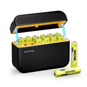 12 Pack Rechargeable AAA Lithium Batteries with USB-C Charger 12-Slot LCD Smart Case, 1.5V Constant Voltage, for Remote Control, Wireless Mouse, Household Electronic Devices 12 Pack Rechargeable AAA Lithium Batteries with USB-C Charger 12-Slot LCD Smart Case, 1.5V Constant Voltage, for Remote Control, Wireless Mouse, Household Electronic Devices