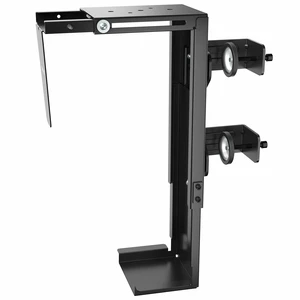 Black Clamp-on Desk Leg PC Mount, MOUNT-PC01C 3.5-7.8 in Wide Adjustable Computer Mount, Under Desk CPU Case Machine Holder with Tool-Free Installation, Holds 22 lbs Black Clamp-on Desk Leg PC Mount, MOUNT-PC01C 3.5-7.8 in Wide Adjustable Computer Mount, Under Desk CPU Case Machine Holder with Tool-Free Installation, Holds 22 lbs