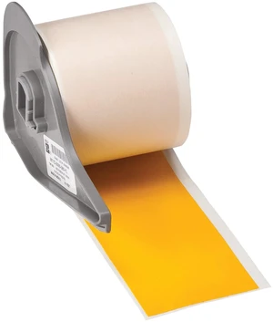 All Weather Permanent Adhesive Vinyl Label Tape for M710 and BMP71 Printers - 2" x 50', Yellow. M7C-2000-595-YL