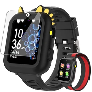 Smart Watch for Kids with 39 Games,Camera,Video,Music Player,Recorder,Alarm,Pedometer,Flashlight,Stopwatch,HD Touch Screen,Birthday Gift Toy for Boys Ages 3-12(Black) Smart Watch for Kids with 39 Games,Camera,Video,Music Player,Recorder,Alarm,Pedometer,Flashlight,Stopwatch,HD Touch Screen,Birthday Gift Toy for Boys Ages 3-12(Black)