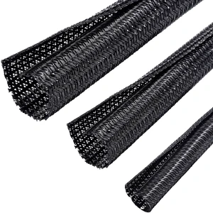 3 Pieces Cord Protector Wire Loom Tubing Cable Sleeve Split Sleeving for USB Charger Cable Cord Cover Audio Video Cable (3/8 Inch, 1/2 Inch, 1/4 Inch, Black) 3 Pieces Cord Protector Wire Loom Tubing Cable Sleeve Split Sleeving for USB Charger Cable Cord Cover Audio Video Cable (3/8 Inch, 1/2 Inch, 1/4 Inch, Black)