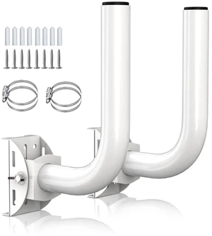 Universal Wireless Bridge Bracket Mount, 2-Pack Pole and Wall-Mounted for Outdoor Point to Point WiFi Access Point CPE Client Bridge Universal Wireless Bridge Bracket Mount, 2-Pack Pole and Wall-Mounted for Outdoor Point to Point WiFi Access Point CPE Client Bridge