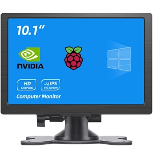 10.1 Inch HDMI Monitor 1280X800 Portable HD VGA Monitor LCD IPS Screen w/Dual-Speaker for Raspberry pi/PC/Laptop/TV/Camera/Gaming 10.1 Inch HDMI Monitor 1280X800 Portable HD VGA Monitor LCD IPS Screen w/Dual-Speaker for Raspberry pi/PC/Laptop/TV/Camera/Gaming