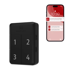 Pro4 Smart Solar Driveway Alarm with APP, Rechargeable Base Only 2.4G Wi-Fi App push notifications, 1/2 mile wireless range, sensor not included for weatherproof Home Security System Pro4 Smart Solar Driveway Alarm with APP, Rechargeable Base Only 2.4G Wi-Fi App push notifications, 1/2 mile wireless range, sensor not included for weatherproof Home Security System