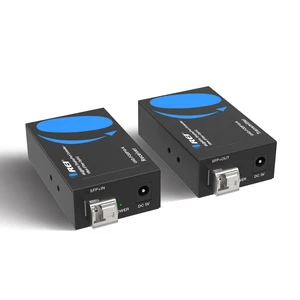 4K DisplayPort Extender Over Fiber Optic Balun 10KM, LPCM 7.1CH, SFP+ Fiber Optic Balun DisplayPort 1.4a, 32.4Gbps, HDCP 2.3, HDR10+, Dolby Vision, HLG, OM4 Support 4K DisplayPort Extender Over Fiber Optic Balun 10KM, LPCM 7.1CH, SFP+ Fiber Optic Balun DisplayPort 1.4a, 32.4Gbps, HDCP 2.3, HDR10+, Dolby Vision, HLG, OM4 Support