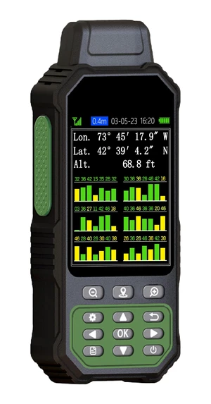 ZL190PLUS Land Surveying Equipment, Handheld GPS for Surveying with 3.2 Inch Color Screen, Multi-GNSS Support, 7 Measuring Models for Measuring Land Area, Length,Slope and Save Coordinates Points ZL190PLUS Land Surveying Equipment, Handheld GPS for Surveying with 3.2 Inch Color Screen, Multi-GNSS Support, 7 Measuring Models for Measuring Land Area, Length,Slope and Save Coordinates Points