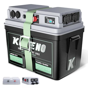 Smart Marine Battery Box 12V/24V Power Center with USB-C & QC3.0 30A power connector digital battery monitoring & circuit breaker protection for trolling motors, boats, RVs,camping Smart Marine Battery Box 12V/24V Power Center with USB-C & QC3.0 30A power connector digital battery monitoring & circuit breaker protection for trolling motors, boats, RVs,camping