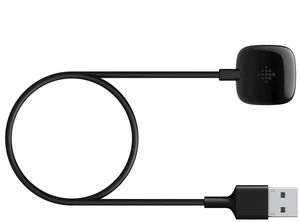 Smartwatch Charging Cable for Sense 2, Sense, Versa 4 and Versa 3, Official Product, Black