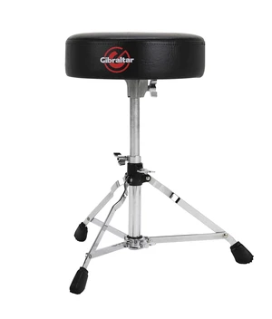 Drum Throne with Adjustable Height, Round Seat, Single-Braced Drum Stool, Lightweight Portable Design, Comfortable Cushion, Ideal for Practice, Travel, or Gigs, 4000 Series (4608) Drum Throne with Adjustable Height, Round Seat, Single-Braced Drum Stool, Lightweight Portable Design, Comfortable Cushion, Ideal for Practice, Travel, or Gigs, 4000 Series (4608)