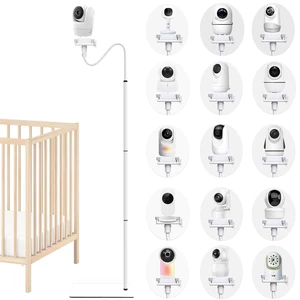 Baby Monitor Camera Floor Stand Holder Mount Compatible with VTech/HelloBaby/Nanit Pro/Momcozy/iFamily/OKAIDI/Blemil/Motorola/Leapfrog/nooie IPC100/ANMEATE/Flexible Adjustable Clip Mount Baby Monitor Camera Floor Stand Holder Mount Compatible with VTech/HelloBaby/Nanit Pro/Momcozy/iFamily/OKAIDI/Blemil/Motorola/Leapfrog/nooie IPC100/ANMEATE/Flexible Adjustable Clip Mount