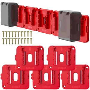 Battery Holder Compatible for Milwaukee 18V Battery Wall Mount Batteries Storage for Work Van, Shelf, Toolbox - 10 Pack Battery Holder Compatible for Milwaukee 18V Battery Wall Mount Batteries Storage for Work Van, Shelf, Toolbox - 10 Pack