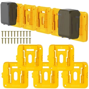 Battery Mount Holder Compatible for Dewalt 20V 60V Battery Battery Holder Dock Holder Fit for DCB200 DCB203 DCB206 Batteries- 10 Pack Battery Mount Holder Compatible for Dewalt 20V 60V Battery Battery Holder Dock Holder Fit for DCB200 DCB203 DCB206 Batteries- 10 Pack