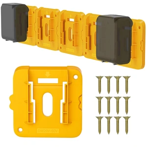 6 Pack Battery Holder Compatible for Dewalt 20V 60V Battery Packs Wall Mount Batteries Storage Fit for DCB201 DCB204 DCB609 DCB612 Batteries Pack Wall, Work Van, Shelf, Toolbox 6 Pack Battery Holder Compatible for Dewalt 20V 60V Battery Packs Wall Mount Batteries Storage Fit for DCB201 DCB204 DCB609 DCB612 Batteries Pack Wall, Work Van, Shelf, Toolbox