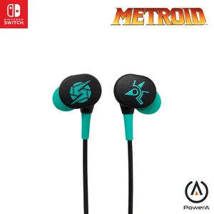 Wired Earbuds for Nintendo Switch - Metroid, 3.5 mm, Wired, Officially Licensed Wired Earbuds for Nintendo Switch - Metroid, 3.5 mm, Wired, Officially Licensed