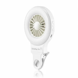 by Remi: 2-in-1 Clip on Phone Fan and Selfie Ring Light (Bridal Edition) by Remi: 2-in-1 Clip on Phone Fan and Selfie Ring Light (Bridal Edition)