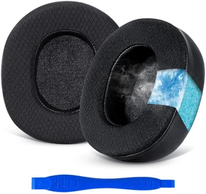 Cooling Gel Earpads for Steelseries Arctis Nova Pro Wireless Headset Replacement Ear Pads Cushions for Nova Elite Headphones with Extra Thick Memory Foam, Breathable & Comfortable Cooling Gel Earpads for Steelseries Arctis Nova Pro Wireless Headset Replacement Ear Pads Cushions for Nova Elite Headphones with Extra Thick Memory Foam, Breathable & Comfortable