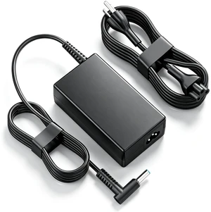 65W 19.5V 3.33A Smart Blue Tip Laptop Charger Compatible with HP Pavilion x360 EliteBook 840 G3 G4 G5 G6 Envy x360 Chromebook Stream ProBook TPN-LA16 L25298-001 AC Adapter Power Supply Cord 65W 19.5V 3.33A Smart Blue Tip Laptop Charger Compatible with HP Pavilion x360 EliteBook 840 G3 G4 G5 G6 Envy x360 Chromebook Stream ProBook TPN-LA16 L25298-001 AC Adapter Power Supply Cord
