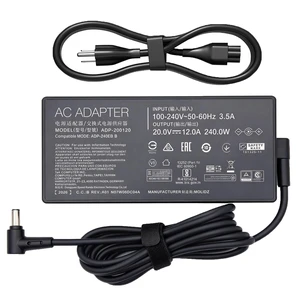 240W Laptop Charge for ASUS ROG Strix G15 G17 Scar 15 Scar 17 G513 G533 Zephyrus G14 G15 M16 GA402 GA503 GU603 Gaming Laptop 240W Laptop Charge for ASUS ROG Strix G15 G17 Scar 15 Scar 17 G513 G533 Zephyrus G14 G15 M16 GA402 GA503 GU603 Gaming Laptop