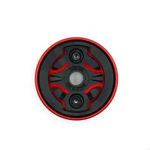Gravity Top Cap Bicycle Computer Mount, Garmin, Red | Garmin Gravity Top Cap Mount With CNC Aluminum Construction, Secure Co-Polymer Interface, And Lightweight 18g Design Gravity Top Cap Bicycle Computer Mount, Garmin, Red | Garmin Gravity Top Cap Mount With CNC Aluminum Construction, Secure Co-Polymer Interface, And Lightweight 18g Design