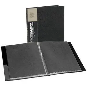 Original Art ProFolio 9x12 Black Art Portfolio Binder with Plastic Sleeves and 48 Pages - Portfolio Folder for Artwork with Clear Sheet Protectors - Presentation Book for Art Display and Storage | 48 Original Art ProFolio 9x12 Black Art Portfolio Binder with Plastic Sleeves and 48 Pages - Portfolio Folder for Artwork with Clear Sheet Protectors - Presentation Book for Art Display and Storage | 48