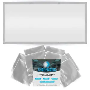 Fluorescent Light Covers for Classroom or Office - Light Filter Pack of (4); Eliminate Harsh Glare That Causing Eyestrain and Head Strain. Office Classroom Decorations Light Diffusers Gray Fluorescent Light Covers for Classroom or Office - Light Filter Pack of (4); Eliminate Harsh Glare That Causing Eyestrain and Head Strain. Office Classroom Decorations Light Diffusers Gray