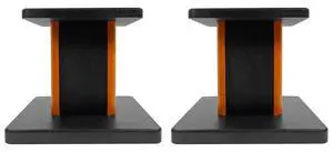 RHT8C Pair 8" Classic Wood Desktop Speaker/Studio Monitor Stands | 66 lb Load Capacity, EVA Isolation Pads, Medium-Density Fiber Core, Cable Clips and Ties, 9.25" x 7.28" Top Platform RHT8C Pair 8" Classic Wood Desktop Speaker/Studio Monitor Stands | 66 lb Load Capacity, EVA Isolation Pads, Medium-Density Fiber Core, Cable Clips and Ties, 9.25" x 7.28" Top Platform