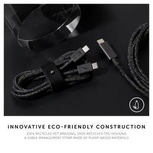 Type-C Belt Cable - 4ft Ultra-Strong USB-C to USB-C Charging Cable for iPhone 17/17 Pro/17e, iPhone Air, iPad Pro/Air (M4), MacBook Air (M5), Galaxy S26/S25, Flip/Fold 7 (Cosmos) Type-C Belt Cable - 4ft Ultra-Strong USB-C to USB-C Charging Cable for iPhone 17/17 Pro/17e, iPhone Air, iPad Pro/Air (M4), MacBook Air (M5), Galaxy S26/S25, Flip/Fold 7 (Cosmos)