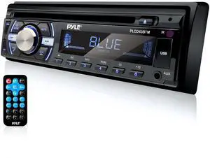 Boat Bluetooth Marine Stereo Receiver - Marine Head Unit Din Single Stereo Speaker Receiver - Wireless Music Streaming, Hands-Free Calling, CD Player/MP3/USB/AUX/ AM FM Radio -PLCD43BTM (Black) Boat Bluetooth Marine Stereo Receiver - Marine Head Unit Din Single Stereo Speaker Receiver - Wireless Music Streaming, Hands-Free Calling, CD Player/MP3/USB/AUX/ AM FM Radio -PLCD43BTM (Black)