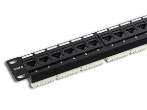 Networx CAT6 Patch Panel - 24 Port, 1U, Rack Mount, TAA Compliant Networx CAT6 Patch Panel - 24 Port, 1U, Rack Mount, TAA Compliant