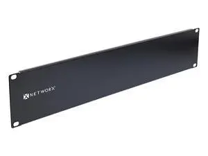 Networx 2U Rack Mount Black Spacer Panel - 19" Blank Filler Panel for Server Network Rack Enclosure Networx 2U Rack Mount Black Spacer Panel - 19" Blank Filler Panel for Server Network Rack Enclosure