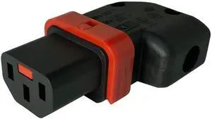 IEC Lock+ Rewireable (Left/Right Angle). The World's First Locking rewireable IEC320-C13 Connector. No More accidential unplugging or disconnections. Webber PA130100RBK IEC Lock+ Rewireable (Left/Right Angle). The World's First Locking rewireable IEC320-C13 Connector. No More accidential unplugging or disconnections. Webber PA130100RBK