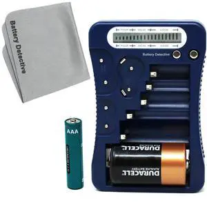 12 Type Battery Tester with LCD Display, AAA Battery & Cloth, for Household Batteries AA AAA C D 9V CR2032 CR123A N/LR1 CR2 CR-V3 2CR5 CR-P2 1.5V/3V Button Cell Batteries (Blue) 12 Type Battery Tester with LCD Display, AAA Battery & Cloth, for Household Batteries AA AAA C D 9V CR2032 CR123A N/LR1 CR2 CR-V3 2CR5 CR-P2 1.5V/3V Button Cell Batteries (Blue)