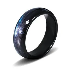 NFC Ntag216 Chip Ceramic Smart Ring Programmable 888 Bytes,Blue US#7 | Rewritable 888 Bytes NFC Ntag216 Chip Ceramic Smart Finger Ring Compatible with NFC Phone and Devices for Men or Women NFC Ntag216 Chip Ceramic Smart Ring Programmable 888 Bytes,Blue US#7 | Rewritable 888 Bytes NFC Ntag216 Chip Ceramic Smart Finger Ring Compatible with NFC Phone and Devices for Men or Women