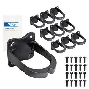 3 Plastic Cable Management Ring, Vertical/Horizontal, Rack or Wall Mount, Pack of 10 Cable Organizer for Structured Cabling and Network Racks 3 Plastic Cable Management Ring, Vertical/Horizontal, Rack or Wall Mount, Pack of 10 Cable Organizer for Structured Cabling and Network Racks