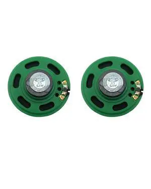 2 Inch 8 Ohm Speaker, 50mm Green Plastic, 4 Pack for Electronics 2 Inch 8 Ohm Speaker, 50mm Green Plastic, 4 Pack for Electronics