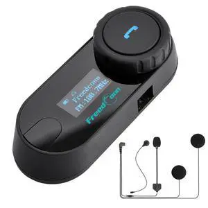 Motorcycle Bluetooth Headset TCOM SC Helmet Intercom with LCD Display Motorcycle Communication Systems 3 Riders Paring 800M 2 Riders Talking Universal Fitment/Music Sharing/FM/Hard&Soft Mic Motorcycle Bluetooth Headset TCOM SC Helmet Intercom with LCD Display Motorcycle Communication Systems 3 Riders Paring 800M 2 Riders Talking Universal Fitment/Music Sharing/FM/Hard&Soft Mic